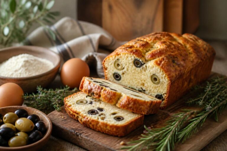 Cake aux olives : la recette moelleuse et facile