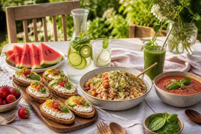 Canicule : recettes fraîches sans cuisson pour se régaler sans allumer les plaques