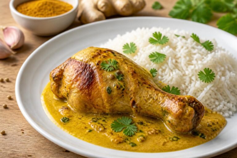 Cuisse de poulet au curry : recette facile et savoureuse