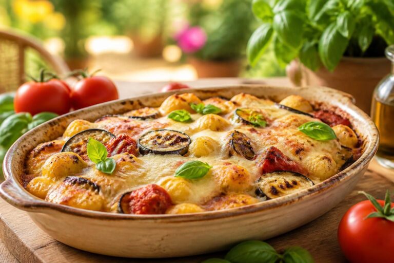 Gnocchis gratinés aux aubergines : une explosion de saveurs estivales