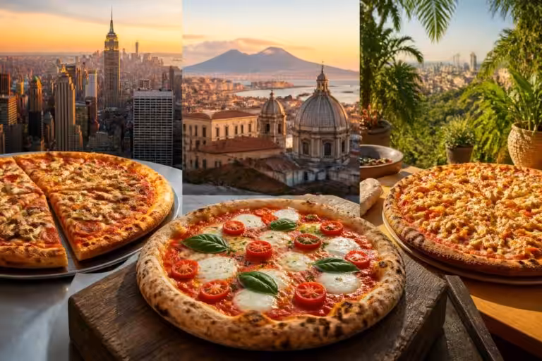 La pizza : un voyage savoureux de Naples à New York en passant par São Paulo !