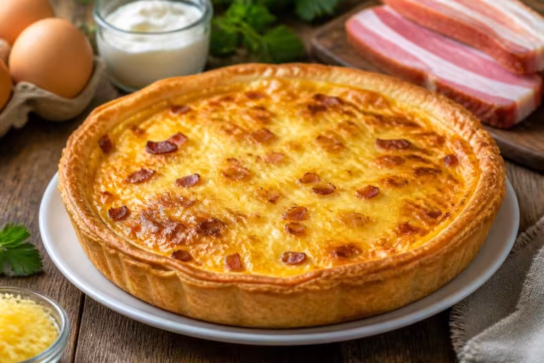 découvrez la vraie recette de la quiche lorraine authentique, un classique français simple et délicieux à préparer chez vous.