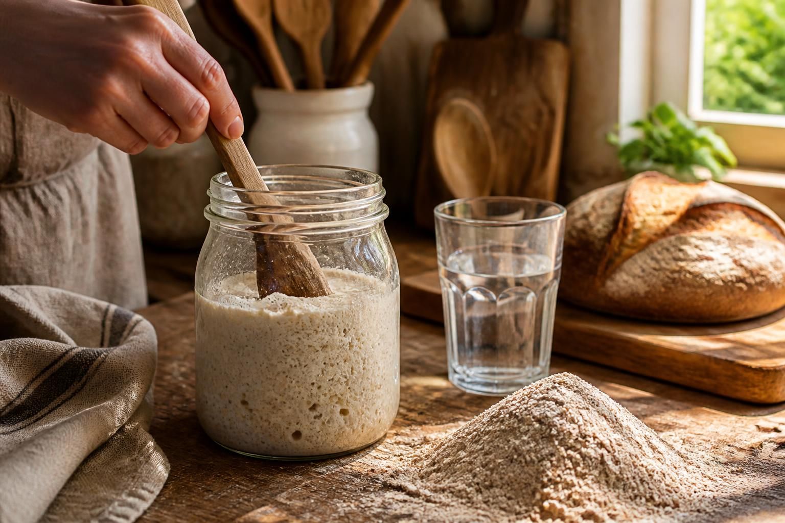 découvrez comment fabriquer et entretenir votre levain naturel pour réussir des pains savoureux et authentiques chez vous.