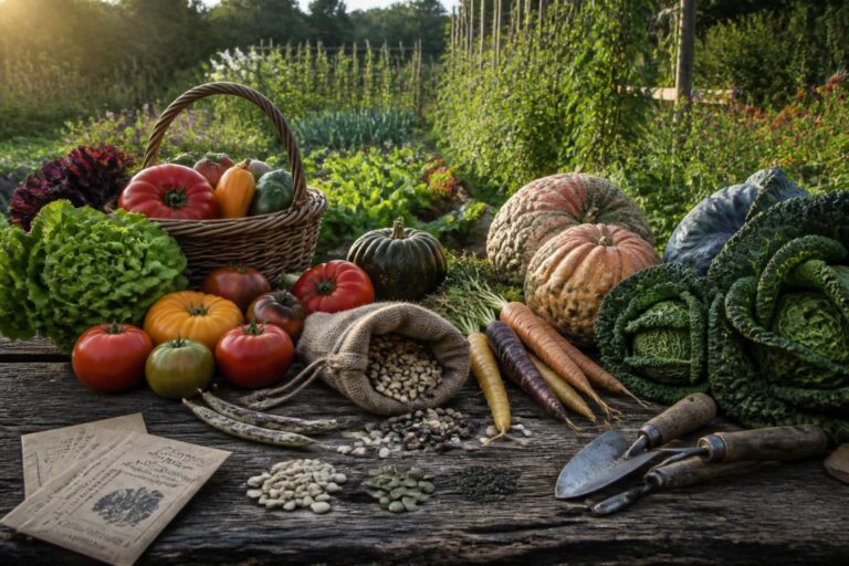 Semences héritage et variétés anciennes de légumes