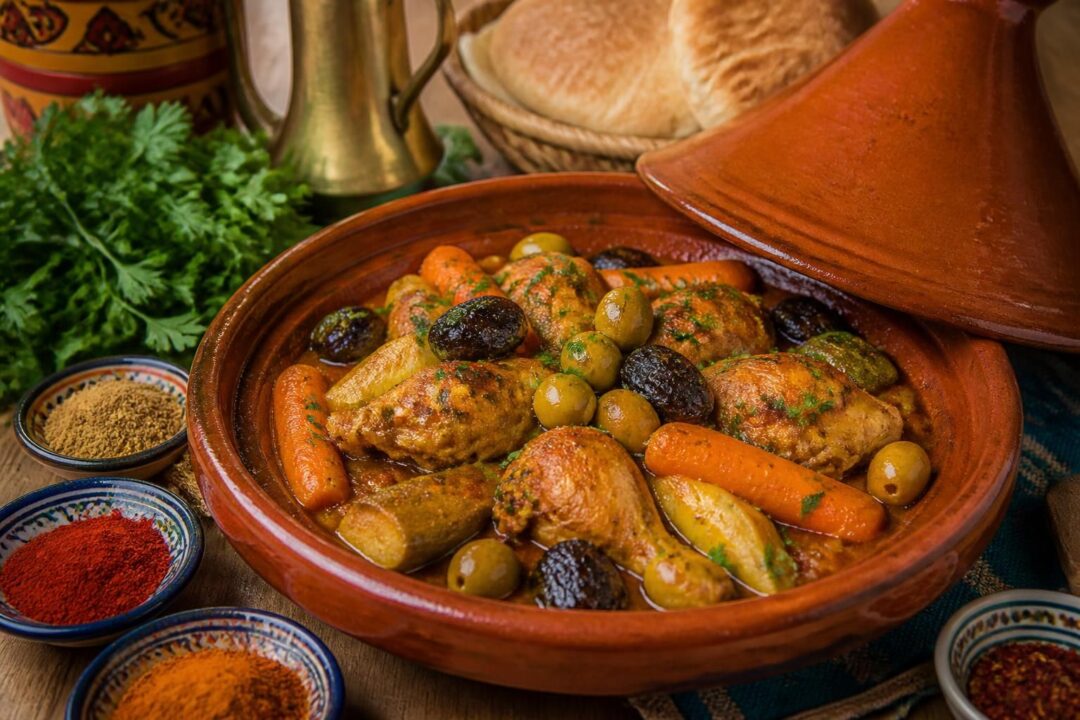 découvrez nos recettes traditionnelles de tajine marocain, mijotées lentement pour un goût authentique et savoureux.