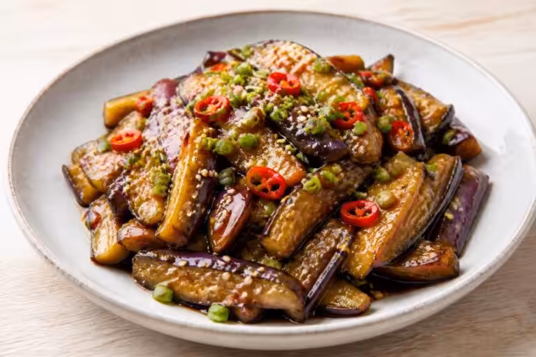 Aubergines marinées à la chinoise : la recette authentique façon restaurant
