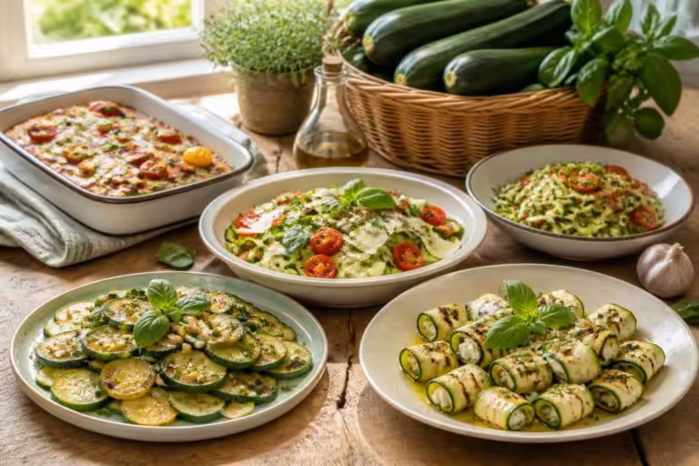 Courgettes d’été : découvrez les 5 recettes Marmiton les plus simples et délicieuses à savourer cette saison