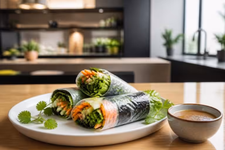 Cuisine innovante : découvrez la recette savoureuse des rouleaux de printemps aux algues