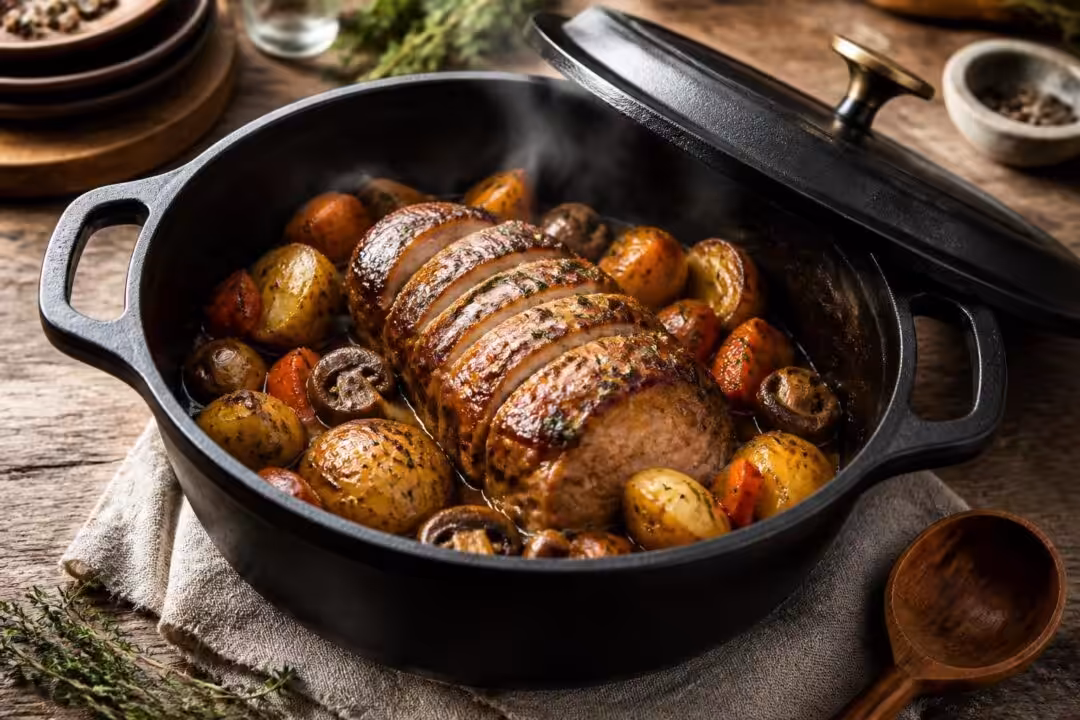 découvrez notre recette succulente de filet mignon en cocotte en fonte, facile à préparer et pleine de saveurs pour un repas réussi.