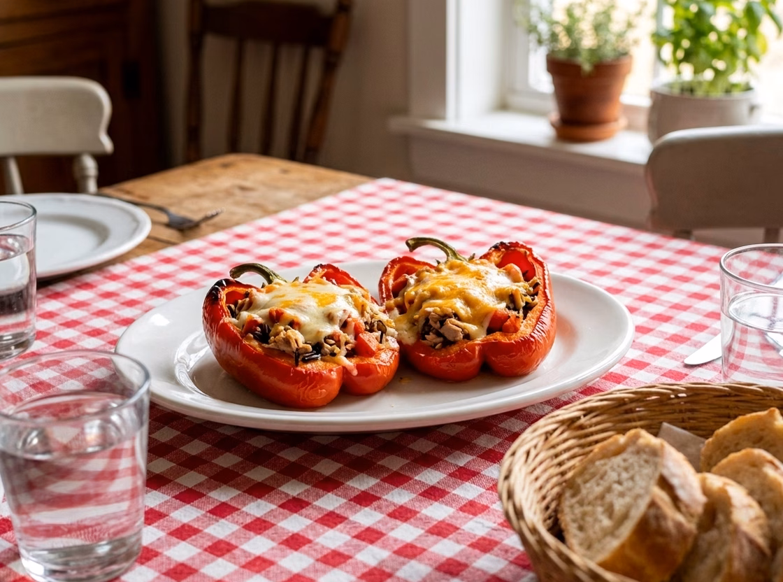 Affrontez la canicule avec fraîcheur : découvrez la tomate farcie au thon et fromage, l&rsquo;entrée froide idéale pour vos repas estivaux