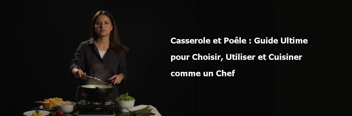 Casserole et Poêle : Guide Ultime pour Choisir, Utiliser et Cuisiner comme un Chef