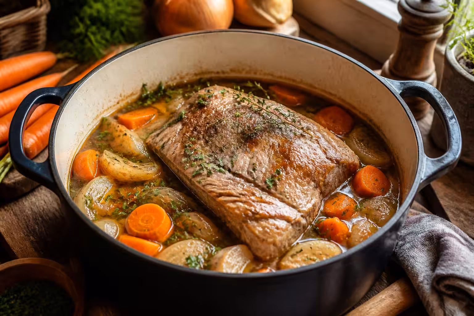 découvrez notre recette mijotée de tendron de veau aux carottes, un plat savoureux et tendre qui réchauffera vos repas en toute simplicité.
